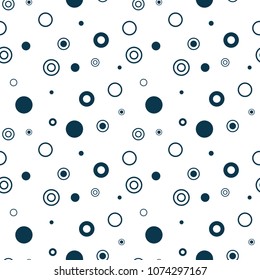 
abstract geometric seamless patern monochrome circles