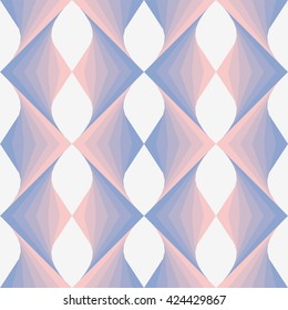 Abstract geometric seamless pattern in 2016 colors