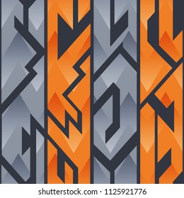 Abstract geometric seamless pattern