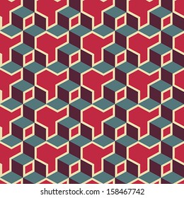 Abstract Geometric Seamless Pattern