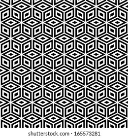 Abstract geometric seamless pattern. 