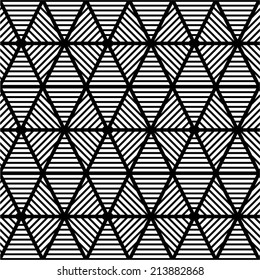 Abstract geometric seamless pattern. 