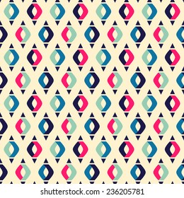 Abstract geometric seamless pattern