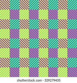Abstract, geometric seamless pattern