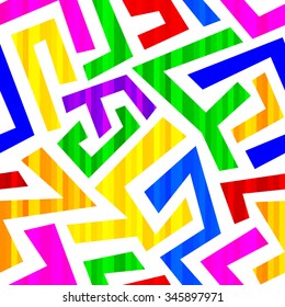Abstract geometric seamless pattern.