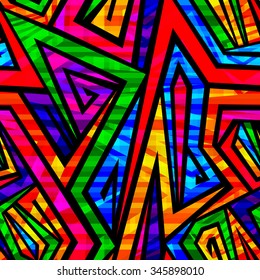 Abstract geometric seamless pattern.