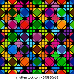 Abstract geometric seamless pattern.
