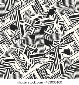 Abstract  geometric seamless pattern.