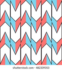 Abstract geometric seamless pattern. 