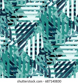 Abstract geometric seamless pattern
