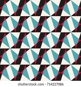 Abstract geometric seamless pattern