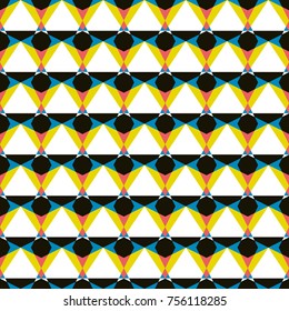 Abstract geometric seamless pattern