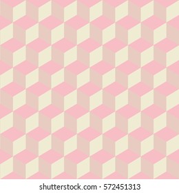 Abstract geometric seamless pattern 3D background