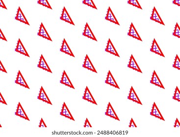 Abstract geometric seamless pattern 80s-90s aesthetic. Contemporary memphis inspired design background. Electric neon colors

