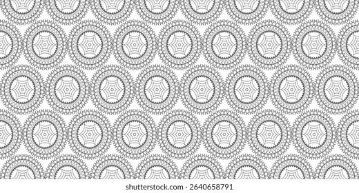 Abstract geometric Seamless pattern. Abstact Black White Geometric Seamless Pattern. Premium Repeating geometric Black and white texture. EPS vector illustration