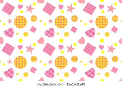 Abstract Geometric Seamless Pattern Background or Wallpaper, Baby Pattren.