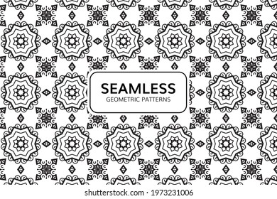 Abstract Geometric Seamless Pattern Background