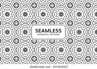 Abstract Geometric Seamless Pattern Background
