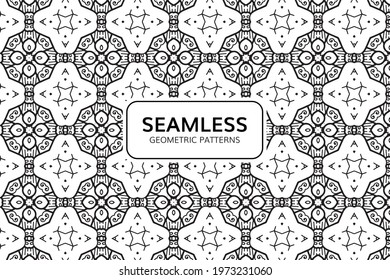 Abstract Geometric Seamless Pattern Background