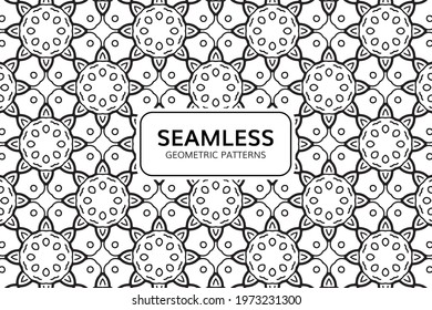 Abstract Geometric Seamless Pattern Background
