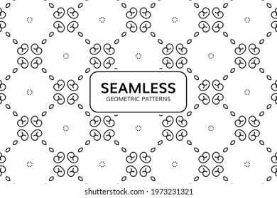 Abstract Geometric Seamless Pattern Background