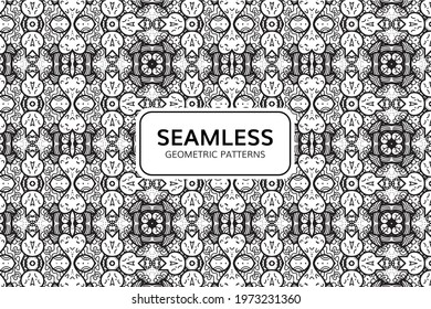 Abstract Geometric Seamless Pattern Background