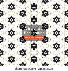 Resumen de fondo de patrón geométrico sin soldadura, ilustración vectorial