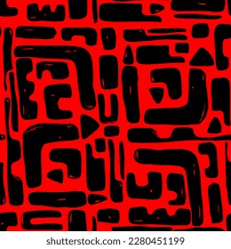 abstract geometric seamless pattern. Background with rectangles and squares