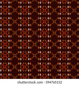 Abstract geometric seamless pattern. Background texture with dots, geometric shapes