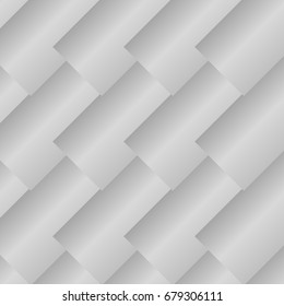 Abstract geometric seamless pattern. Background from the 3d sequins, tiles. Vector modern background for posters, sites, business cards, postcards, interior design.