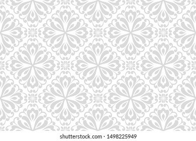Abstract geometric seamless pattern. Black and white. Modern stylish texture. Vector background.