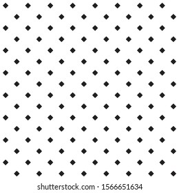 abstract geometric seamless pattern black squares white background. Vector illustration