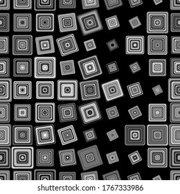 Resumen del patrón geométrico sin costuras. Fondo de azulejos blancos y negros. Textura moderna y elegante de adorno