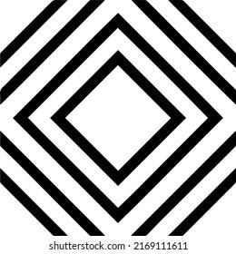 Resumen del patrón geométrico sin costuras.  Fondo vectorial blanco y negro. mandala negra.
