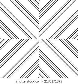 
Resumen del patrón geométrico sin costuras.  Fondo vectorial blanco y negro. mandala monocroma.