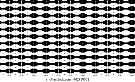 Abstract geometric seamless pattern. Black and white style. Vector illustration.