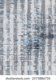 Abstract geometric seamless pattern with blots and an effect of attrition in retro colors. Vector shabby geometric carpet. Background for ceramic tile, wallpaper, linoleum, textile, rug, web page
