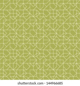 Abstract geometric seamless pattern. Brown and white pattern with line.
