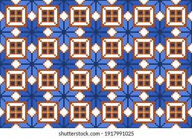 Abstract geometric seamless pattern. Can use for fabric textile carpet wallpaper.