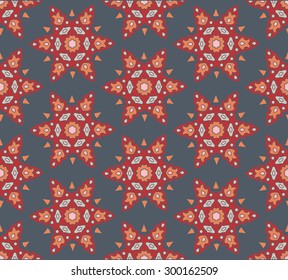 Abstract geometric seamless pattern. Can use for package design. 