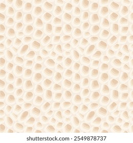 Abstract geometric seamless pattern with cell structure - hand drawn vector illustration.