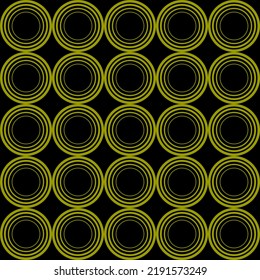 Abstract geometric seamless pattern. Circle Green Black ornament Modern gradient template texture Trendy circle lines creative design. Round shapes geometric motif  Fabric design textile swatch. Green