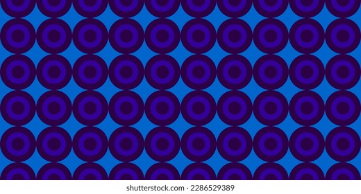 Abstract geometric seamless pattern. Circle Blue Purple ornament Modern stylish texture Trendy circle lines creative design. Round shapes geometric motif lux Fabric design textile swatch. fabric print