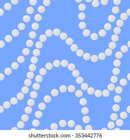 Abstract geometric seamless pattern with circles. Circles with drop shadows
