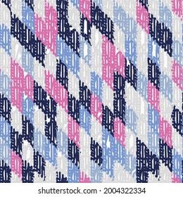 Abstract geometric seamless pattern with colored rectangular segments.
