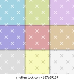 Abstract geometric seamless pattern. Colored background. Vector illustration