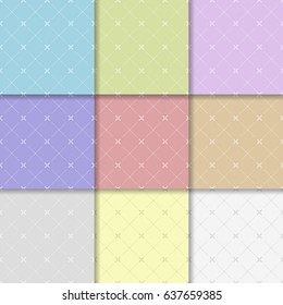 Abstract geometric seamless pattern. Colored background. Vector illustration