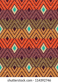 Abstract geometric seamless pattern. Colorful pattern with triangle, line and rhombus