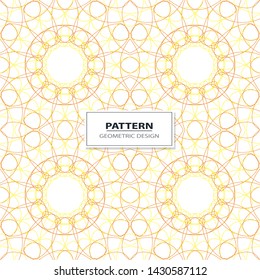 Abstract geometric seamless pattern. Colorful vector background