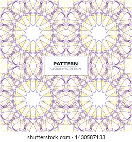 Abstract geometric seamless pattern. Colorful vector background